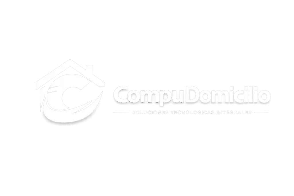 Logo de CompuDomicilio empresa de soporte técnico, cámaras de seguridad y desarrollo web