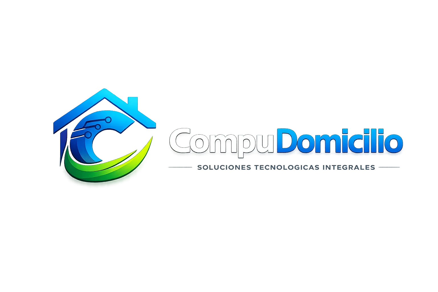 Logo de CompuDomicilio empresa de soporte técnico, cámaras de seguridad y desarrollo web